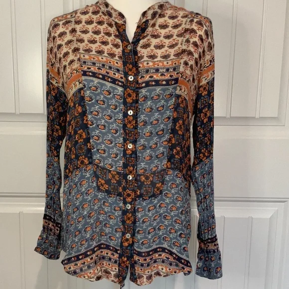 Free People Button-down graphic shirt - Picture 5 of 6